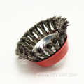 4 Inch abrasive carbon steel wire bowl cup